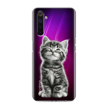 Силиконовый противоударный чехол на Realme 6 Pro с принтом Котенок Силиконовый противоударный чехол на Realme 6 Pro с принтом Котенок