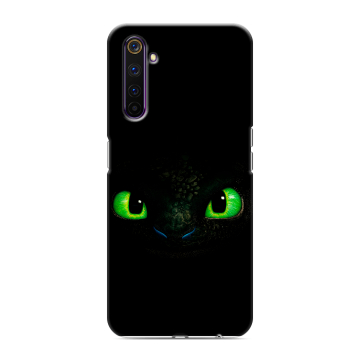 Силиконовый противоударный чехол на Realme 6 Pro с принтом Как приручить дракона