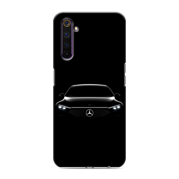 Силиконовый противоударный чехол на Realme 6 Pro с принтом Mercedes Мерседес