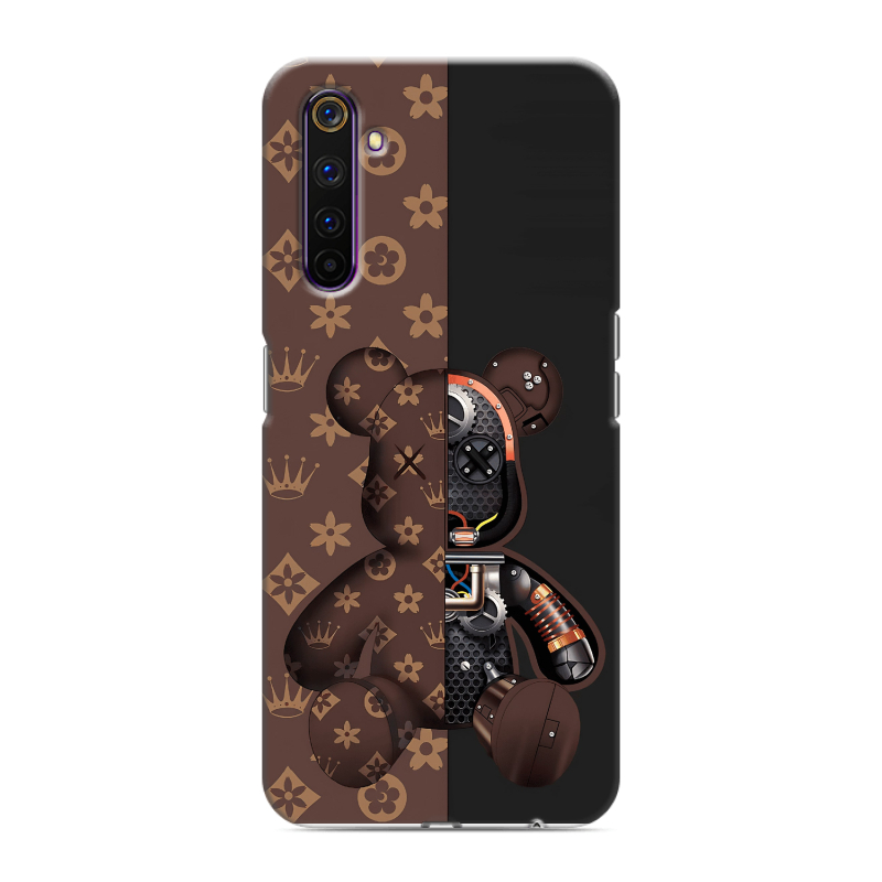 Силиконовый противоударный чехол на Realme 6 Pro с принтом Луи робот Силиконовый противоударный чехол на Realme 6 Pro с принтом Луи робот