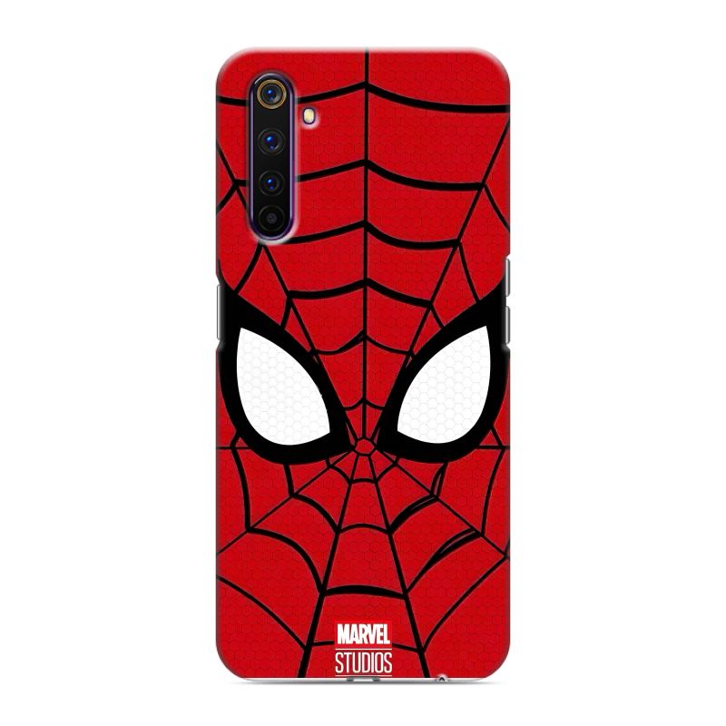 Силиконовый противоударный чехол на Realme 6 Pro с принтом человек паук spiderman Силиконовый противоударный чехол на Realme 6 Pro с принтом человек паук spiderman