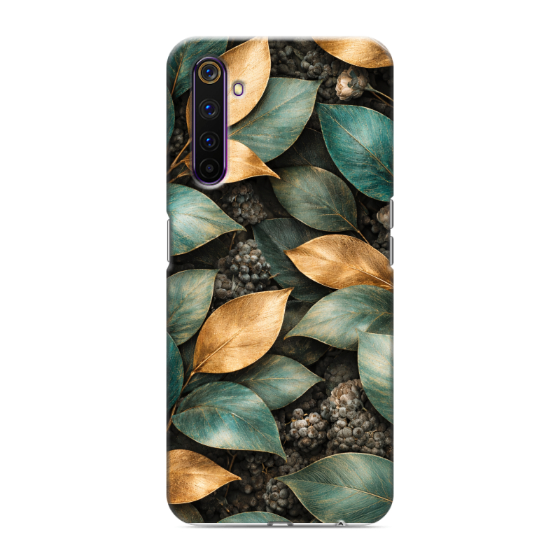 Силиконовый противоударный чехол на Realme 6 Pro с принтом женский Силиконовый противоударный чехол на Realme 6 Pro с принтом женский