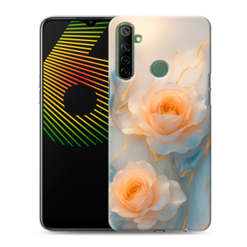 Силиконовый чехол на Realme 6i с принтом Женский