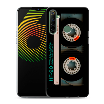 Силиконовый чехол на Realme 6i с принтом Кассета Силиконовый чехол на Realme 6i с принтом Кассета
