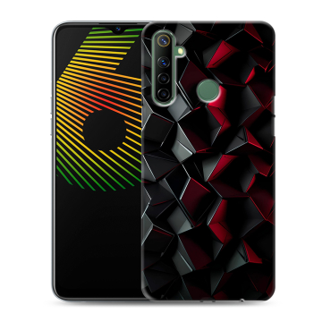 Силиконовый чехол на Realme 6i с принтом Абстракция Силиконовый чехол на Realme 6i с принтом Абстракция