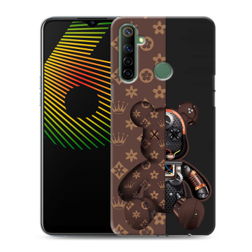 Силиконовый чехол на Realme 6i с принтом Луи робот Силиконовый чехол на Realme 6i с принтом Луи робот