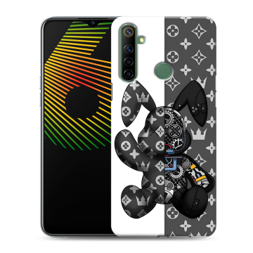 Силиконовый чехол на Realme 6i с принтом Луи робот Силиконовый чехол на Realme 6i с принтом Луи робот