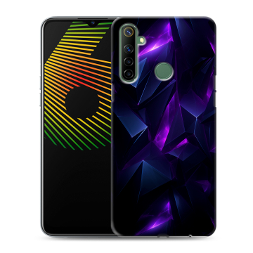 Силиконовый чехол на Realme 6i с принтом Абстракиция