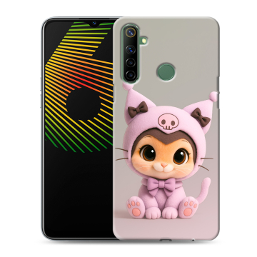 Силиконовый чехол на Realme 6i с принтом Куроми Kuromi Силиконовый чехол на Realme 6i с принтом Куроми Kuromi