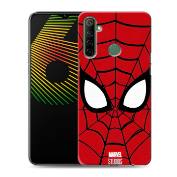 Силиконовый чехол на Realme 6i с принтом человек паук spiderman Силиконовый чехол на Realme 6i с принтом человек паук spiderman