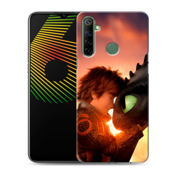 Силиконовый чехол на Realme 6i с принтом Как приручить дракона Силиконовый чехол на Realme 6i с принтом Как приручить дракона