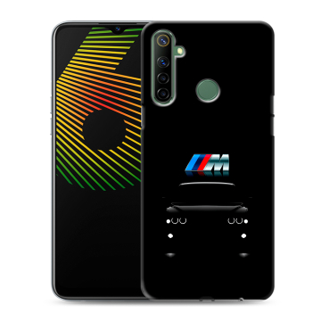 Силиконовый чехол на Realme 6i с принтом БМВ BMW Силиконовый чехол на Realme 6i с принтом БМВ BMW