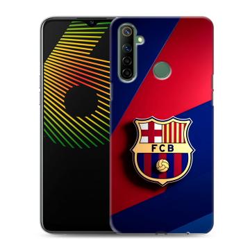 Силиконовый чехол на Realme 6i с принтом Барселона Barcelona Силиконовый чехол на Realme 6i с принтом Барселона Barcelona