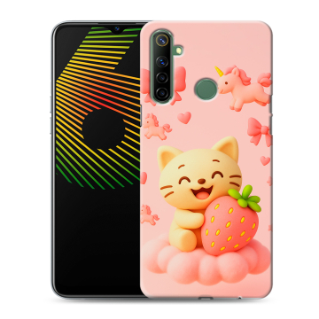 Силиконовый чехол на Realme 6i с принтом для девочек Силиконовый чехол на Realme 6i с принтом для девочек