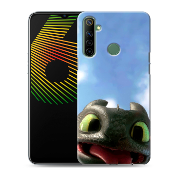 Силиконовый чехол на Realme 6i с принтом Как приручить дракона Силиконовый чехол на Realme 6i с принтом Как приручить дракона
