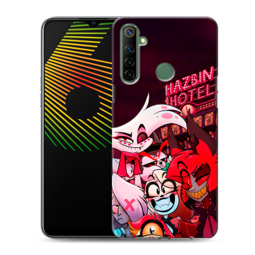 Силиконовый чехол на Realme 6i с принтом Hazbin Hotel Отель Хазбин Силиконовый чехол на Realme 6i с принтом Hazbin Hotel Отель Хазбин