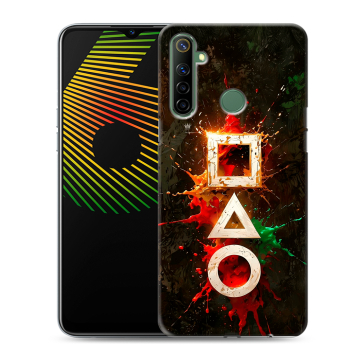 Силиконовый чехол на Realme 6i с принтом Squid Game Игра кальмара Силиконовый чехол на Realme 6i с принтом Squid Game Игра кальмара