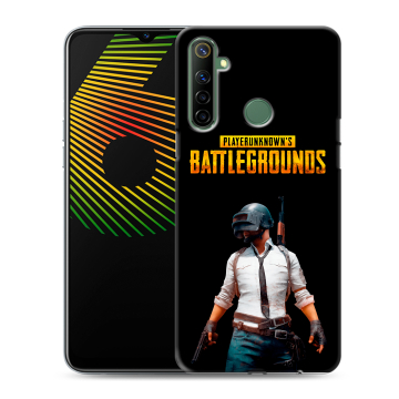 Силиконовый чехол на Realme 6i с принтом PUGB ПАГБ Силиконовый чехол на Realme 6i с принтом PUGB ПАГБ
