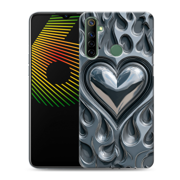 Силиконовый чехол на Realme 6i с принтом Y2K Силиконовый чехол на Realme 6i с принтом Y2K