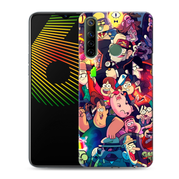 Силиконовый чехол на Realme 6i с принтом Gravity Falls Гравити Фолз Силиконовый чехол на Realme 6i с принтом Gravity Falls Гравити Фолз