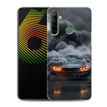 Силиконовый чехол на Realme 6i с принтом BMW БМВ Силиконовый чехол на Realme 6i с принтом BMW БМВ