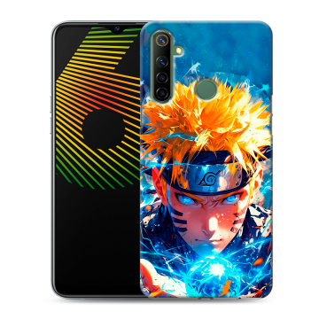 Силиконовый чехол на Realme 6i с принтом Аниме Наруто Naruto Силиконовый чехол на Realme 6i с принтом Аниме Наруто Naruto