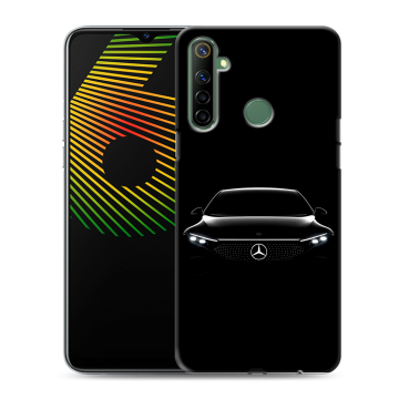 Силиконовый чехол на Realme 6i с принтом Mercedes Мерседес Силиконовый чехол на Realme 6i с принтом Mercedes Мерседес