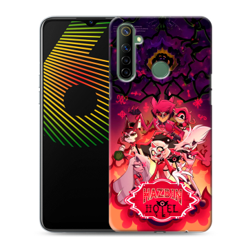 Силиконовый чехол на Realme 6i с принтом Hazbin Hotel Отель Хазбин Силиконовый чехол на Realme 6i с принтом Hazbin Hotel Отель Хазбин
