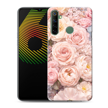 Силиконовый чехол на Realme 6i с принтом женский Силиконовый чехол на Realme 6i с принтом женский