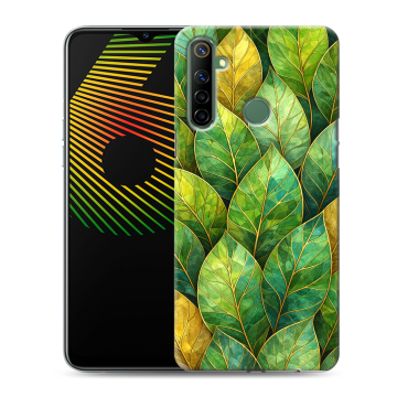 Силиконовый чехол на Realme 6i с принтом женский Силиконовый чехол на Realme 6i с принтом женский