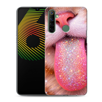 Силиконовый чехол на Realme 6i с принтом для девочек Силиконовый чехол на Realme 6i с принтом для девочек