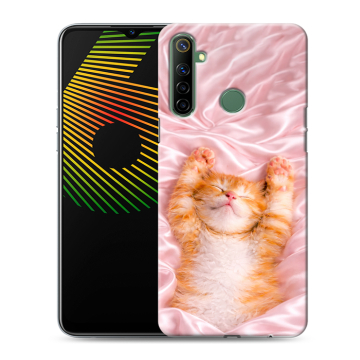 Силиконовый чехол на Realme 6i с принтом женский Силиконовый чехол на Realme 6i с принтом женский