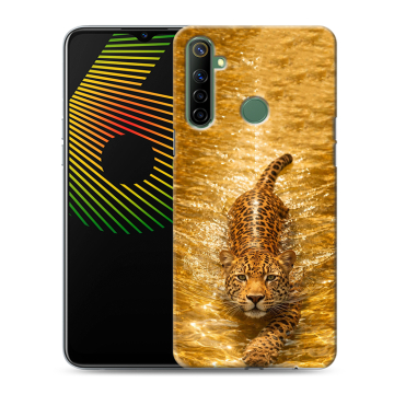 Силиконовый чехол на Realme 6i с принтом женский Силиконовый чехол на Realme 6i с принтом женский
