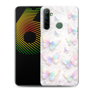 Силиконовый чехол на Realme 6i с принтом женский Силиконовый чехол на Realme 6i с принтом женский
