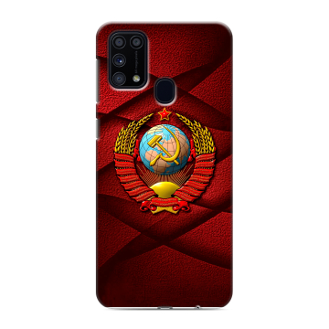 Силиконовый чехол на Samsung Galaxy M31 с принтом Герб СССР