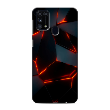Силиконовый чехол на Samsung Galaxy M31 с принтом Яркие абстракции