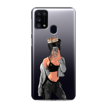 Силиконовый чехол на Samsung Galaxy M31 с принтом Женские принты