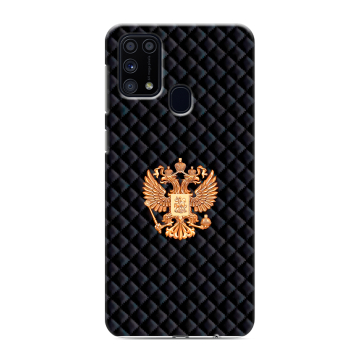 Силиконовый чехол на Samsung Galaxy M31 с принтом Герб России принт Силиконовый чехол на Samsung Galaxy M31 с принтом Герб России принт