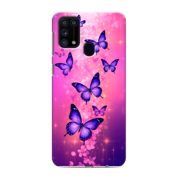 Силиконовый чехол на Samsung Galaxy M31 с принтом Бабочки Силиконовый чехол на Samsung Galaxy M31 с принтом Бабочки