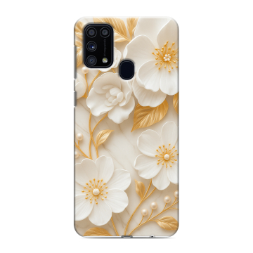Силиконовый чехол на Samsung Galaxy M31 с принтом Цветы Силиконовый чехол на Samsung Galaxy M31 с принтом Цветы