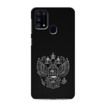 Силиконовый чехол на Samsung Galaxy M31 с принтом Герб России