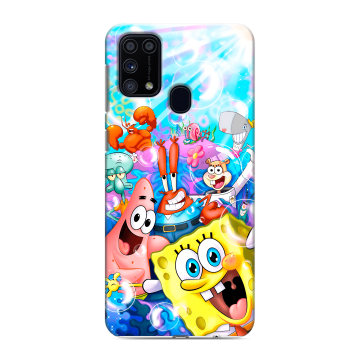 Силиконовый чехол на Samsung Galaxy M31 с принтом спанчбоб спанч боб Силиконовый чехол на Samsung Galaxy M31 с принтом спанчбоб спанч боб