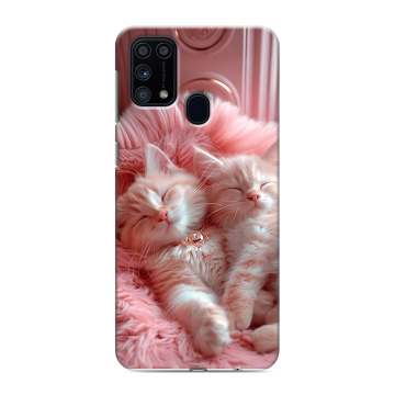 Силиконовый чехол на Samsung Galaxy M31 с принтом котята котики Силиконовый чехол на Samsung Galaxy M31 с принтом котята котики