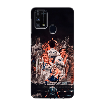 Силиконовый чехол на Samsung Galaxy M31 с принтом Реал Роналдо Real Ronaldo