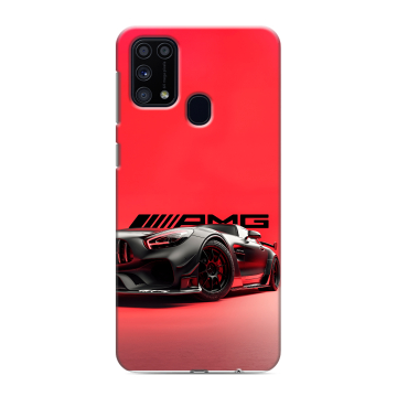 Силиконовый чехол на Samsung Galaxy M31 с принтом Мерседес Mercedes AMG Силиконовый чехол на Samsung Galaxy M31 с принтом Мерседес Mercedes AMG