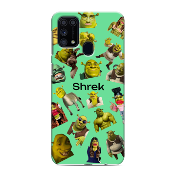 Силиконовый чехол на Samsung Galaxy M31 с принтом Шрек Shrek Силиконовый чехол на Samsung Galaxy M31 с принтом Шрек Shrek