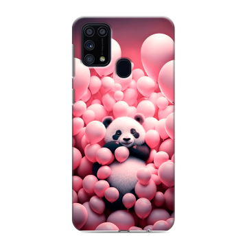Силиконовый чехол на Samsung Galaxy M31 с принтом Панда Силиконовый чехол на Samsung Galaxy M31 с принтом Панда