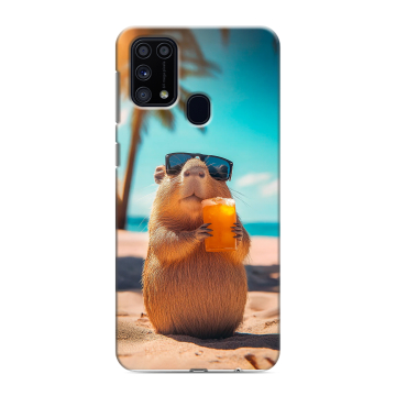 Силиконовый чехол на Samsung Galaxy M31 с принтом Капибара