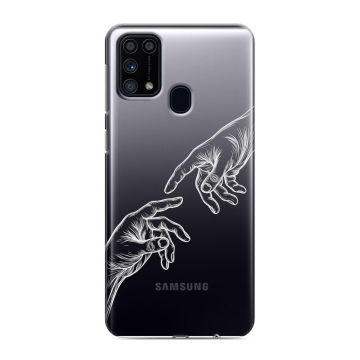 Силиконовый чехол на Samsung Galaxy M31 с принтом Сотворение мира Силиконовый чехол на Samsung Galaxy M31 с принтом Сотворение мира
