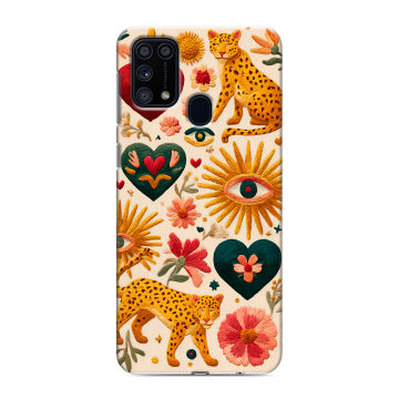 Силиконовый чехол на Samsung Galaxy M31 с принтом Модный принт Силиконовый чехол на Samsung Galaxy M31 с принтом Модный принт